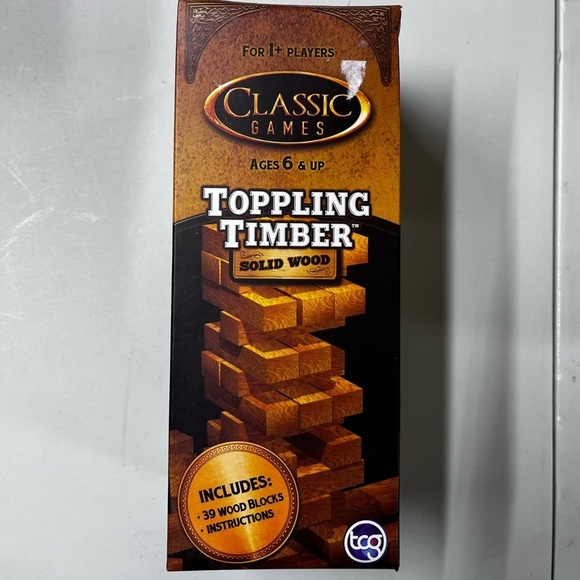 NEW Toppling Timber Solid Wood Jenga Game Age 6+ - Picture 4 of 6
